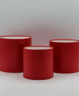 Коробки 3в1 MAX (21х19, 18х17, 16х15) Перламутр Красный
